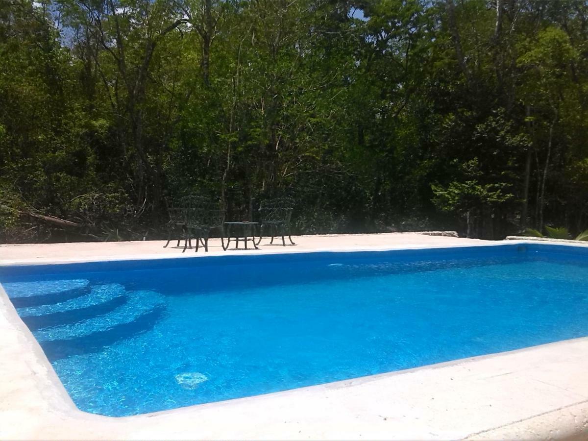 Hacienda Coba Bed & Breakfast Bagian luar foto